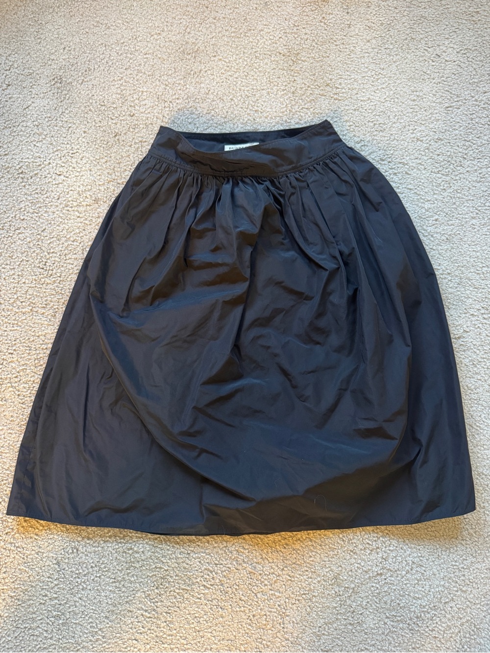 Burberry London High-waisted A-line Black Skirt Size 2 S
